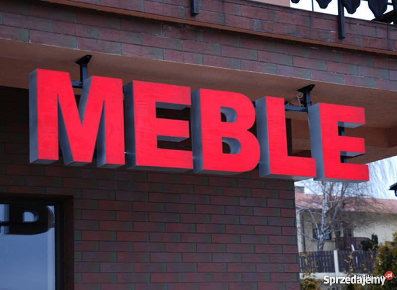 Reklama świetlna i na pojazdach Myślenice litery