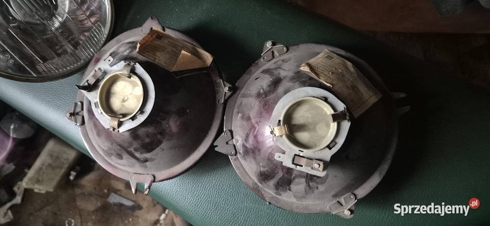 Żuk łapmy przednie nowe 2 sztuki PRL osobowe Lampy przednie Gilino