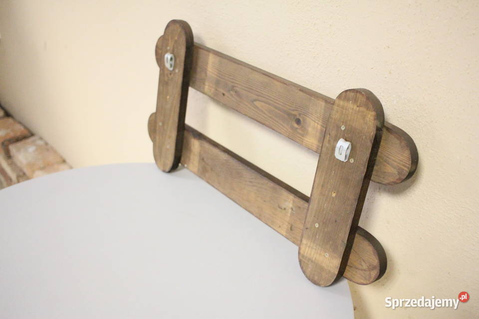 Drewniany stylowy wieszak piękne zdobienie Pszczyna