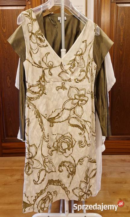 Damska wizytowa SUKIENKA Deni Cler 44 bawełna Lublin