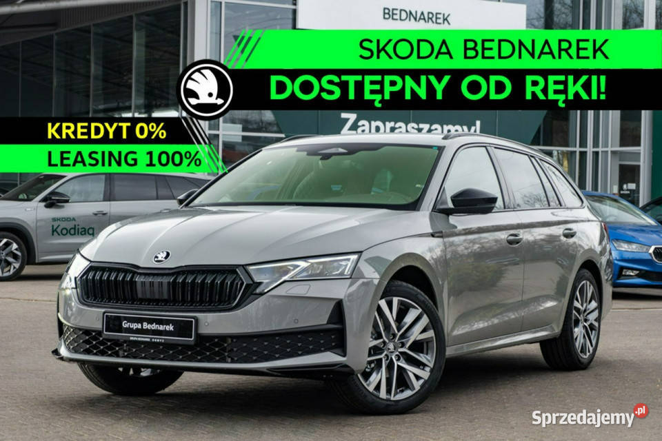 koda Octavia Combi Sportline 15 TSI mHEV 150 DSG elektryczne lusterka Łódź