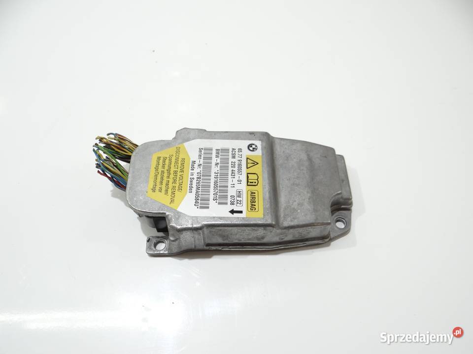 MODUŁ SENSOR AIRBAG BMW E60 E61 9160557 osobowe