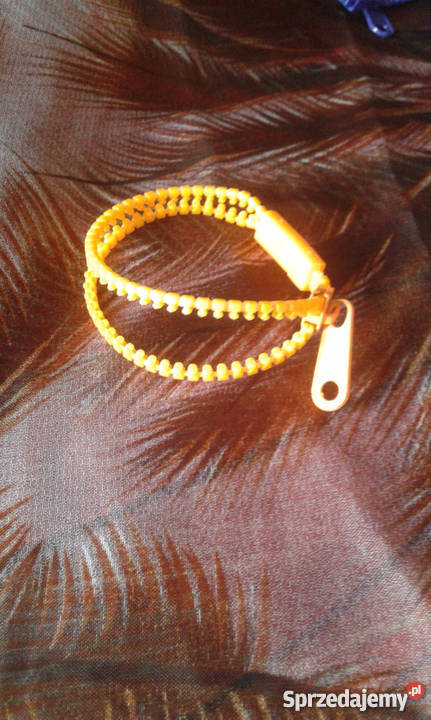 Modna bransoletka zamek suwak 3 kolory Chorzów