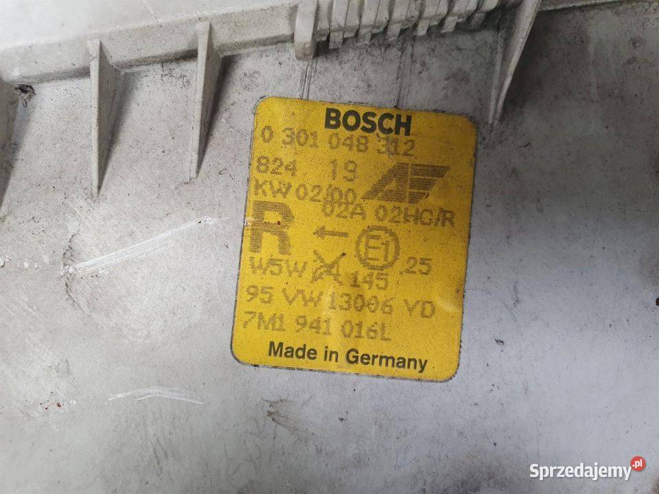 LAMPA PRAWA PRZÓD FORD GALAXY 7M1941016L osobowe Lipno