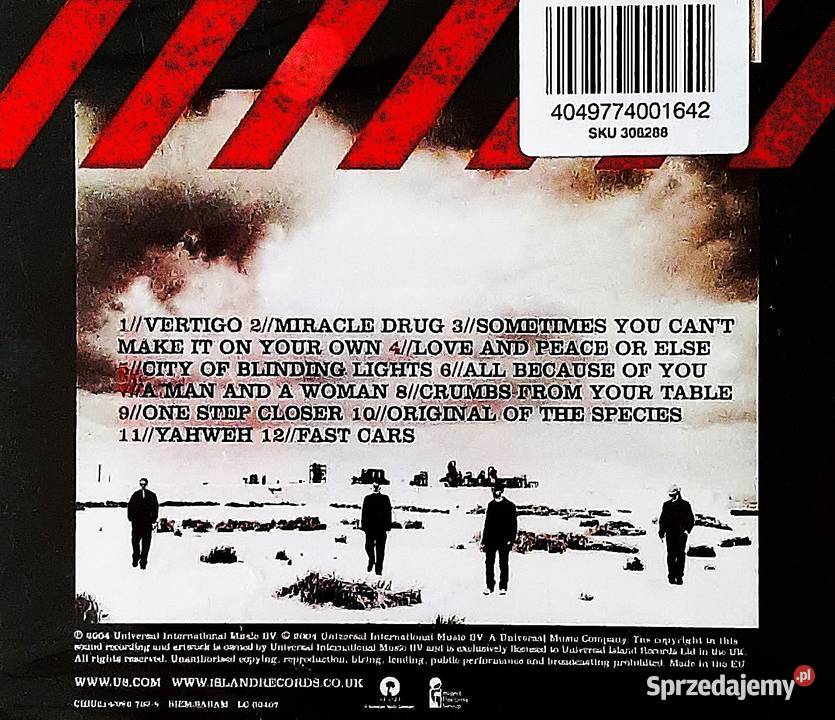 Album CD Kultowego Zespołu U2 Album How mazowieckie Ostrów Mazowiecka