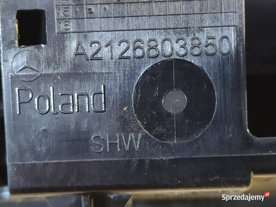 Popielniczka Tunelu Tylna Mercedes EKlasa W212 Pleszew sprzedam