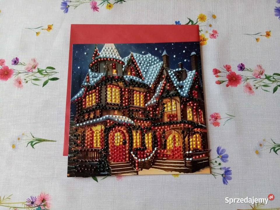 Kartki Bożonarodzeniowe haft diamentowy Boże Narodzenie Jarocin sprzedam
