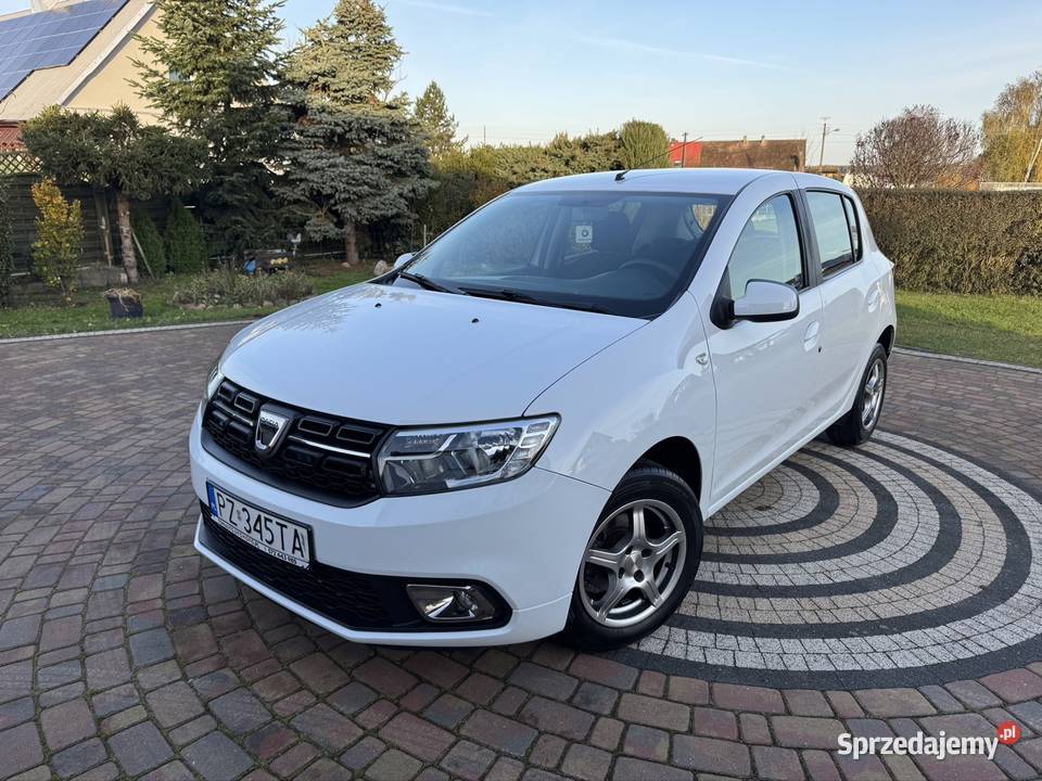 Dacia Sandero 2019 Salon Polska Benzyna Klima wielofunkcyjna kierownica Sandero Drezdenko sprzedam