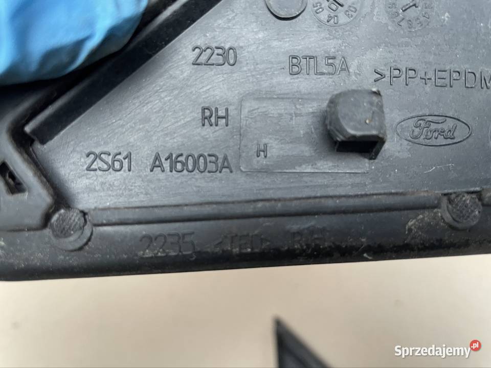 Trójkąt błotnika lewy prawy Ford fiesta mk6 lift Szczecin