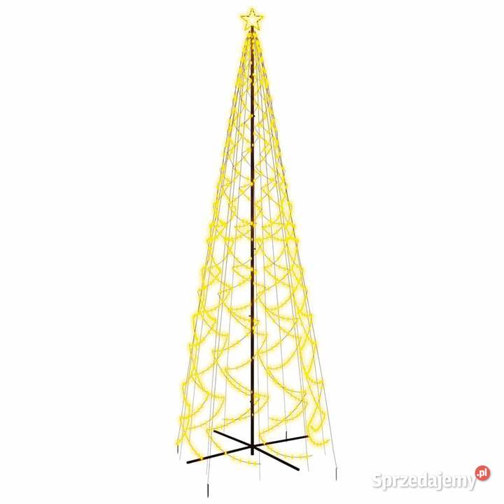 vidaXL Choinka stożkowa 1400 ciepłych białych Warszawa