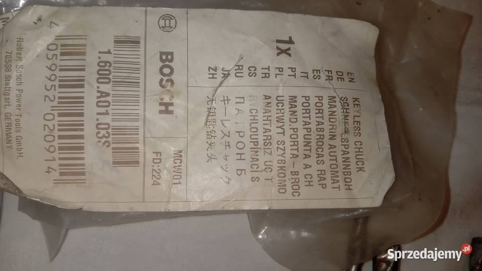 Wiertła 21 sztuk 4 nowe głowica Bosch dwa