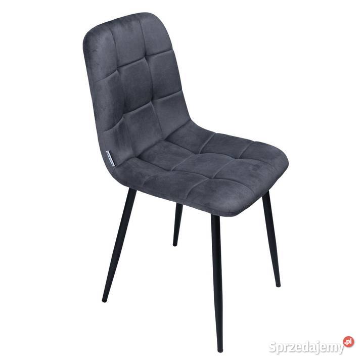 Zestaw 2 krzesło tapicerowane welurowe do salonu Poznań