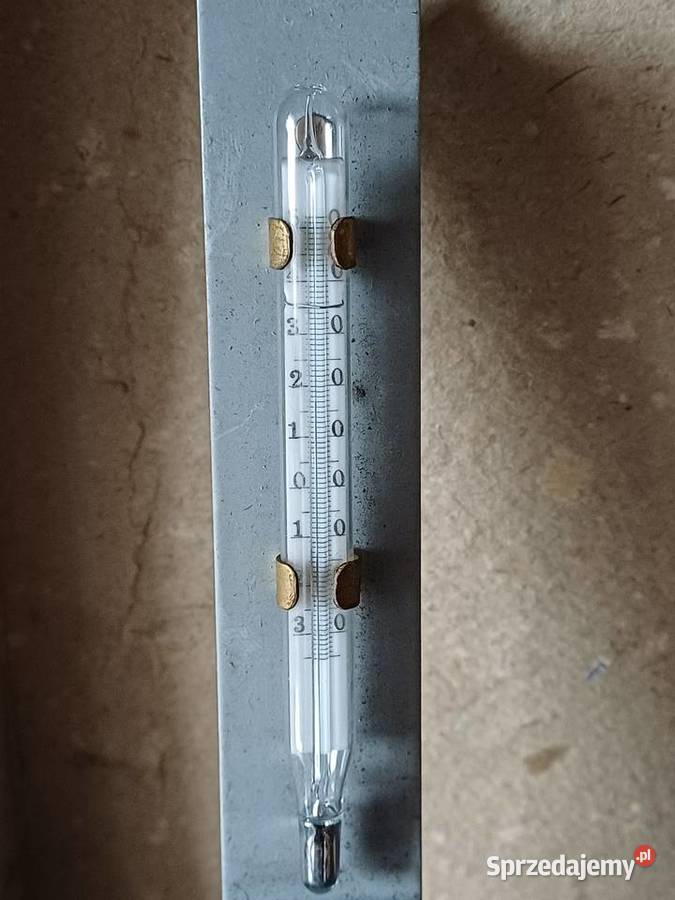 vintage higrometr z termometrem PRL Nowy Targ