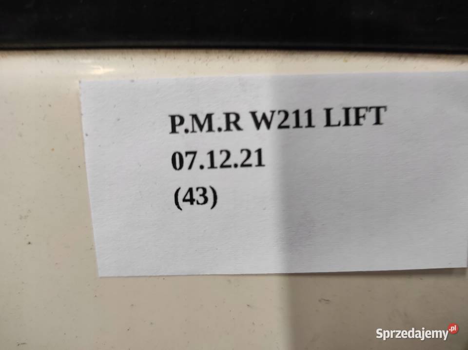 DRZWI LEWE PRZÓD MERCEDES E W211 LIFT 20062009 Karoseria