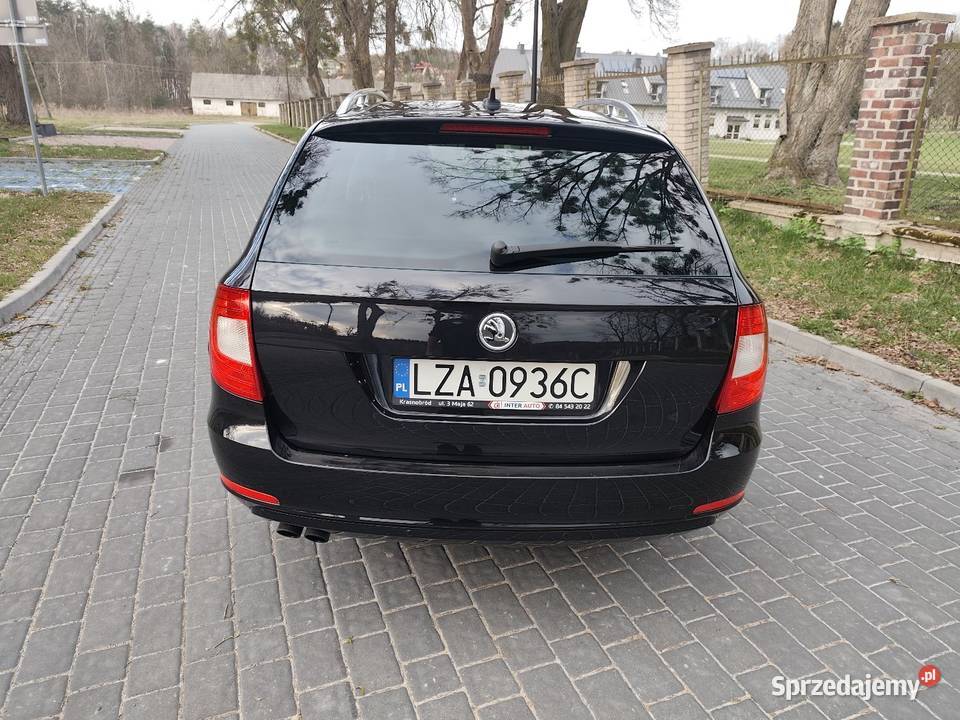ładna Skoda Superb z 2012 roku 170 koni DSG ogranicznik prędkości Krasnobród