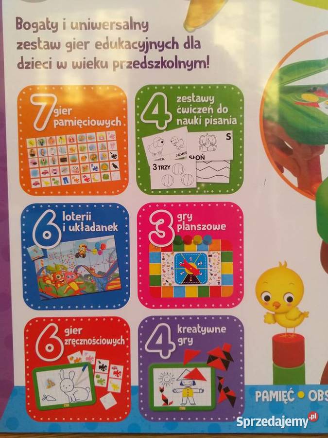 NAJTANIEJ Kreatywne Biurko Przedszkolaka z Grami Zabrze