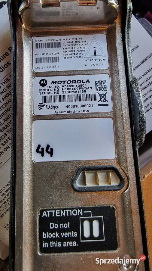Radiotelefon Motorola XTS 5000R lubelskie Parczew