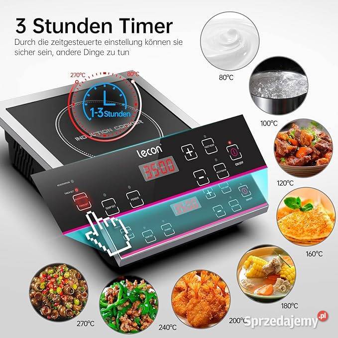 Kuchenka indukcyjna do Kampera Lecon Chef HTL15 Drezdenko