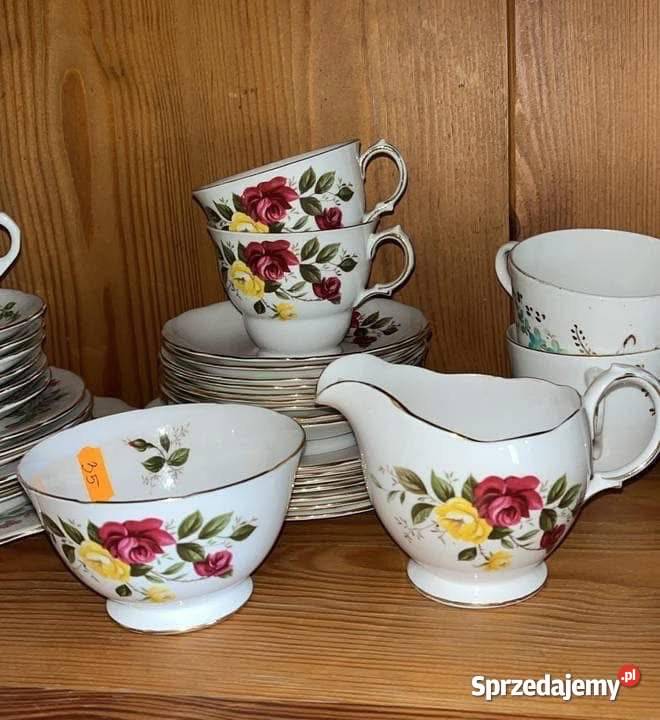 Filiżanka z talerzykiem Richmontd Rose Crown Gdańsk sprzedam