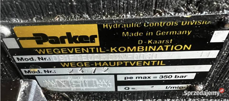 Parker D91FTE02HC1NF0030 Zawór Poznań sprzedam