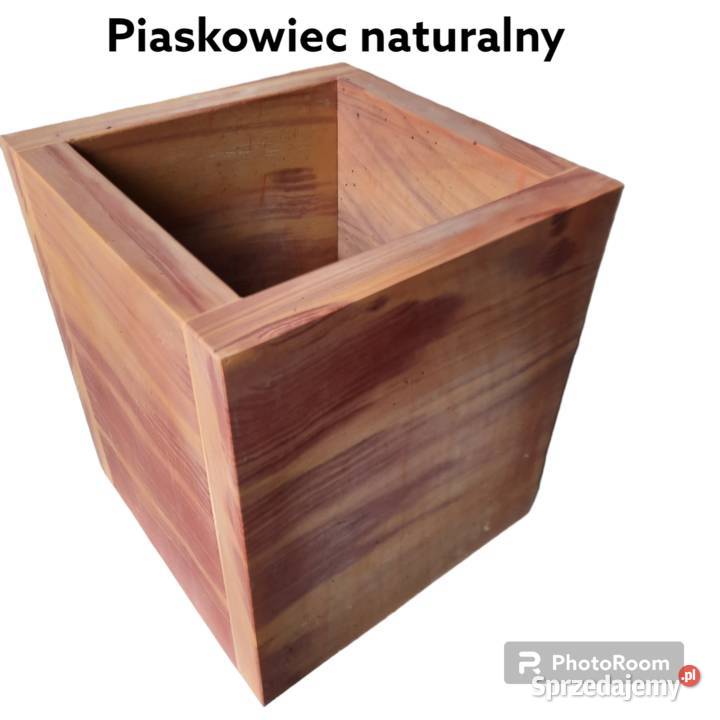 Donice z piaskowca naturalnego DONICE Z KAMIENIA Dom i Ogród mazowieckie Szydłowiec