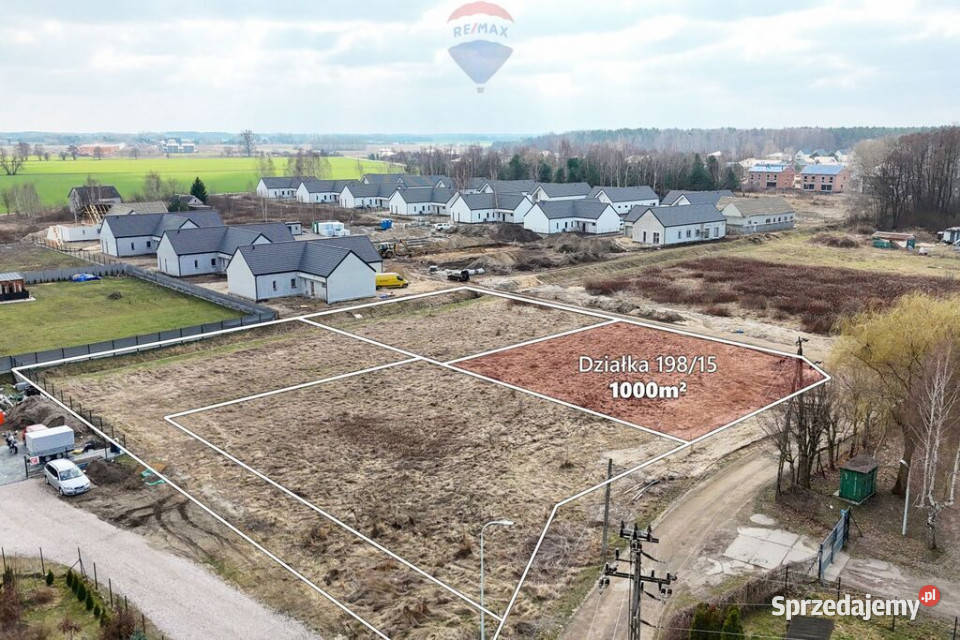 Działka 1000 m MPZP Kajetany gmina Nadarzyn