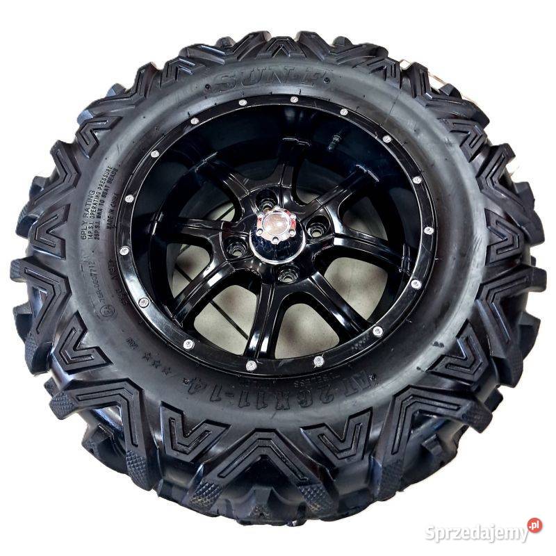 Komplet kół aluminiowych do quada 14 4x110 opony Nowy Sącz