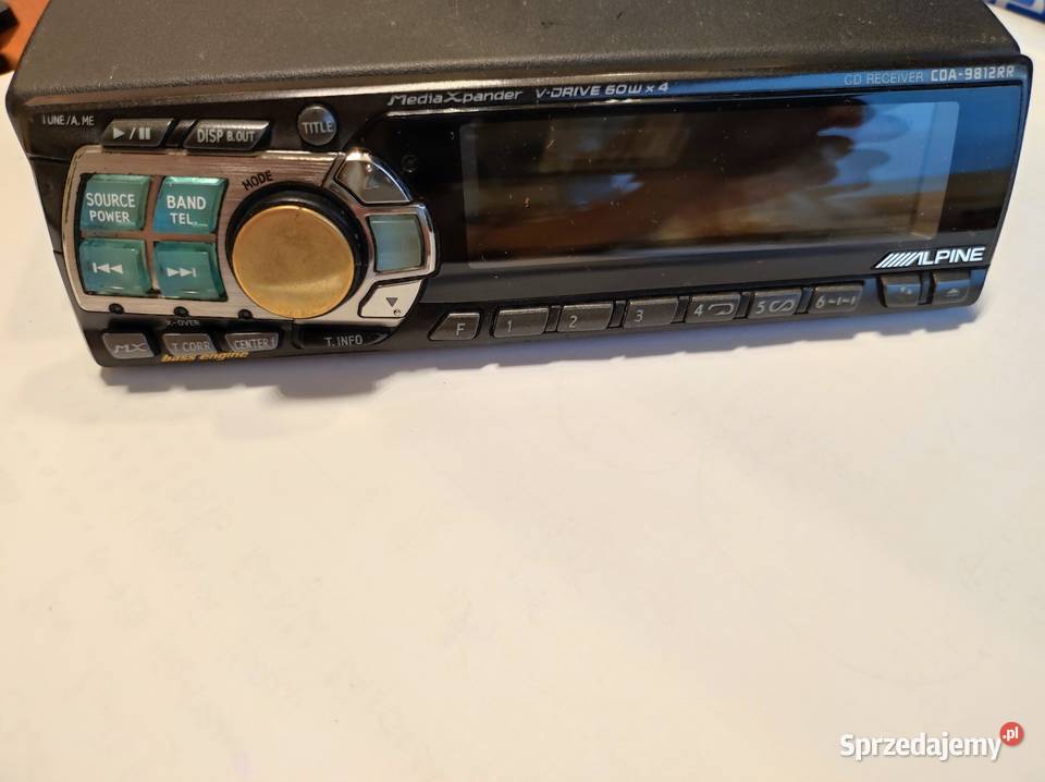 ALPINE CDA9812RR panel czołówka radio Kielce