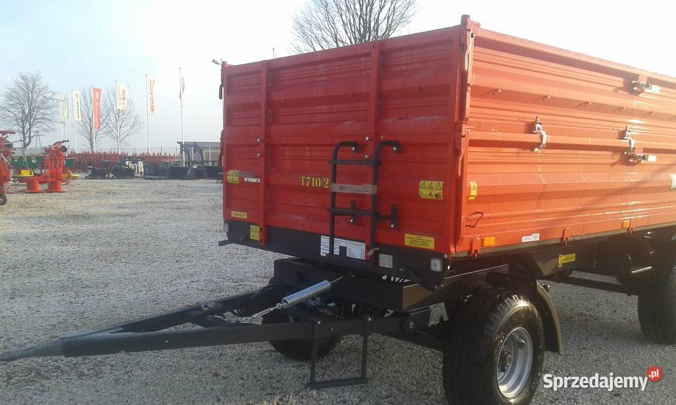 Przyczepa dwuosiowa Metal Fach T7102 8 t ton Sieradz sprzedam