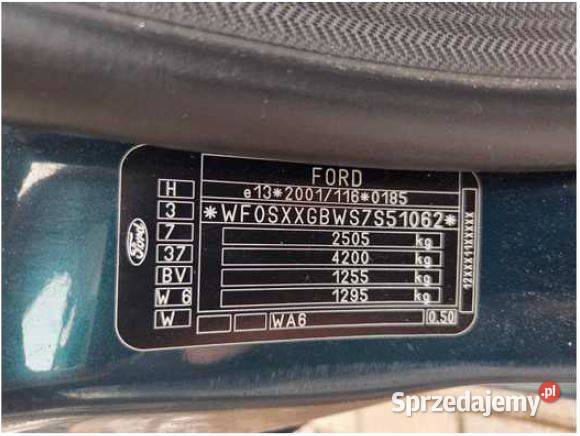 FORD S 20 TDCi MR06 E4 Titanium produkcji 2007 Gryfice