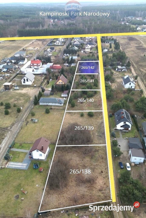 Działka budowlana 1007m2 Nowe Grochale