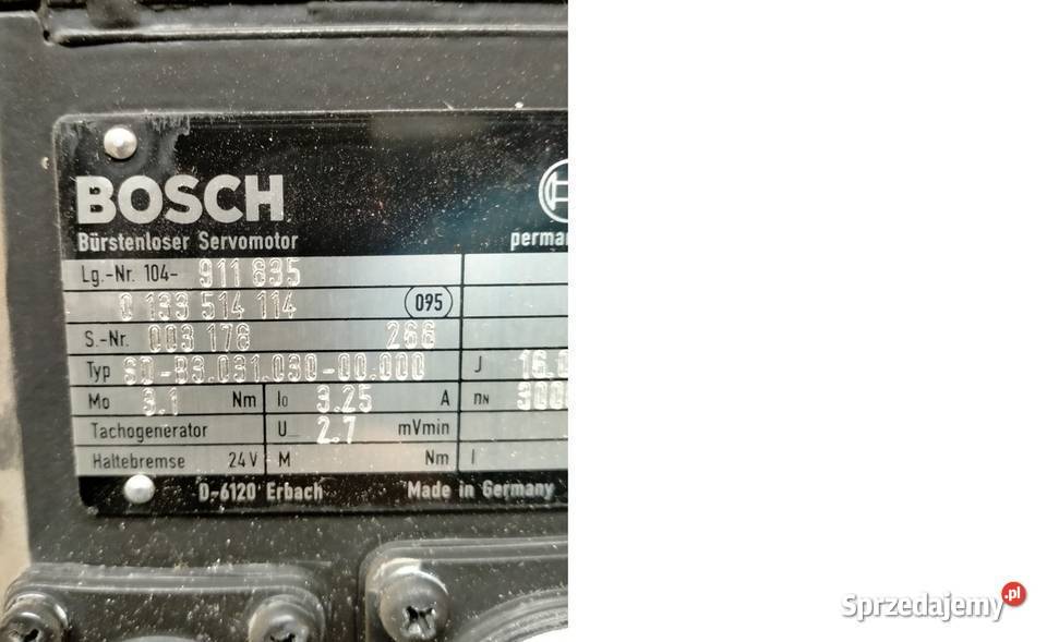 PROMOCJA Serwomotor Bosch sd b3 03103000000 Bielany Wrocławskie