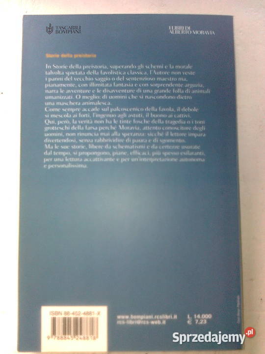 Alberto Moravia Storie della preistoria włoski Warszawa