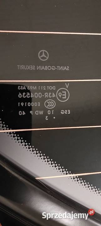 SZYBA TYLNA TYŁ KLAPY MERCEDES V KLASA VITO W447 Tylne