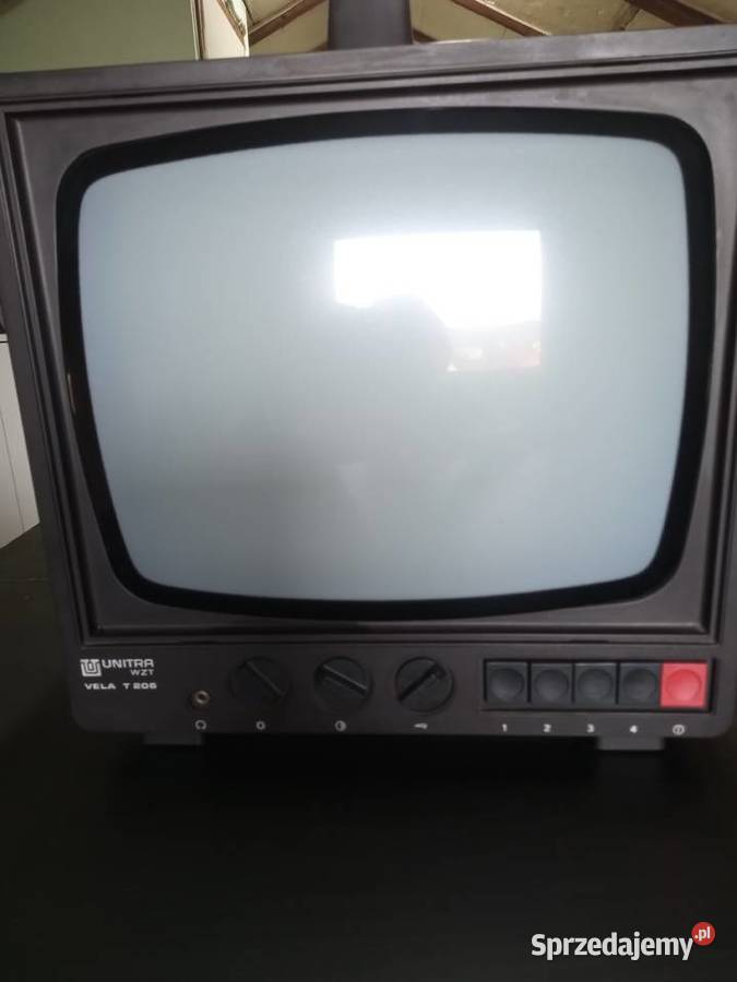 Telewizor UNITRA WZT Vela T 206 PRL lata 80 Tychy sprzedam