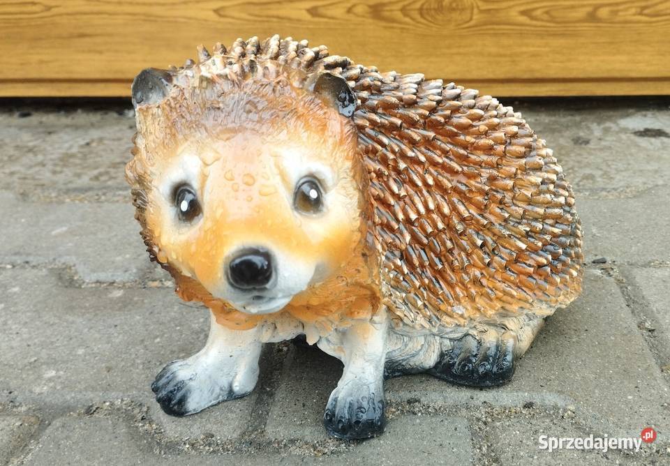 Figurka ogrodowa Jeż Jeżyk z masy żywicznej wielkopolskie Szamotuły sprzedam