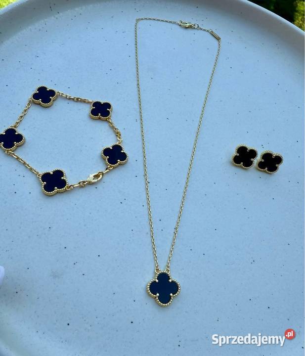 Zestaw premium na van Cleef arpels kolczyki Koronowo
