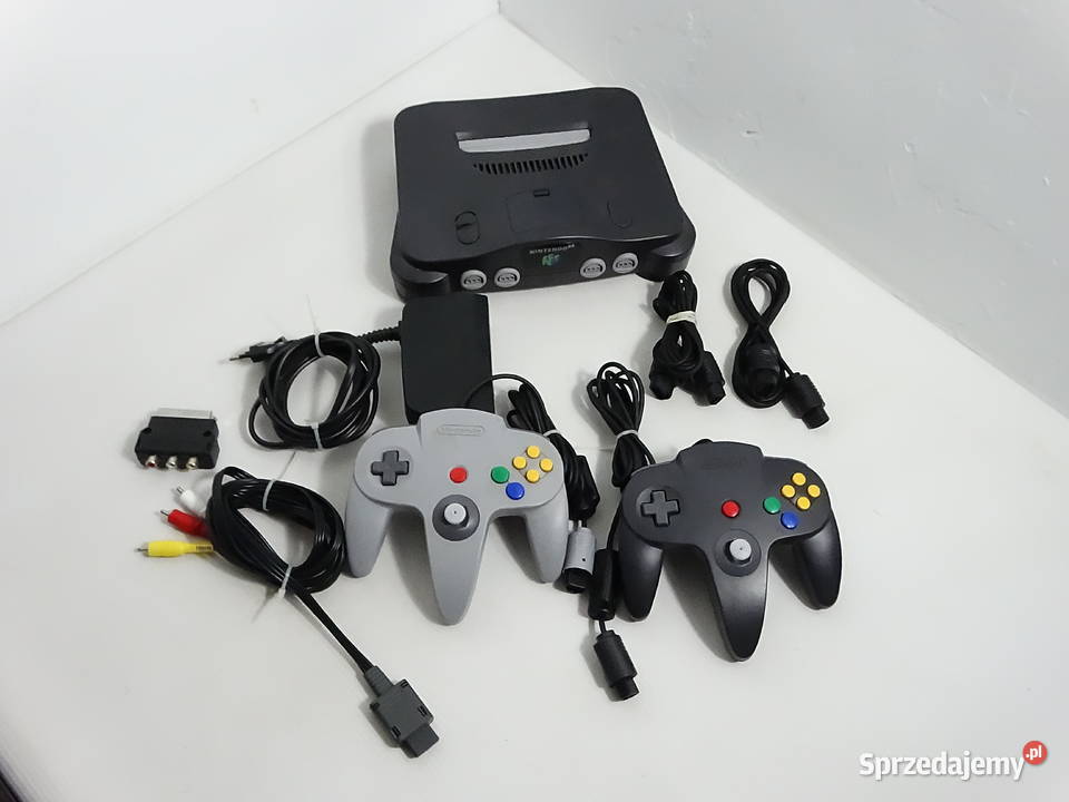 Zestaw Nintendo 64 N64 2 Oryginalne Pady Sprawna lubelskie Biłgoraj
