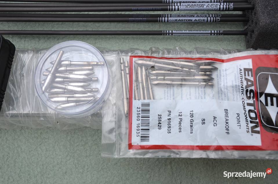 Strzały Easton ACE out door 1206H 620 tarczowe Środa Wielkopolska sprzedam