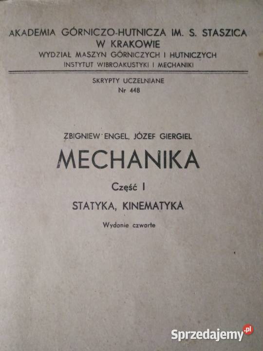 MECHANIKA cz1 cz2 Podręczniki Olkusz