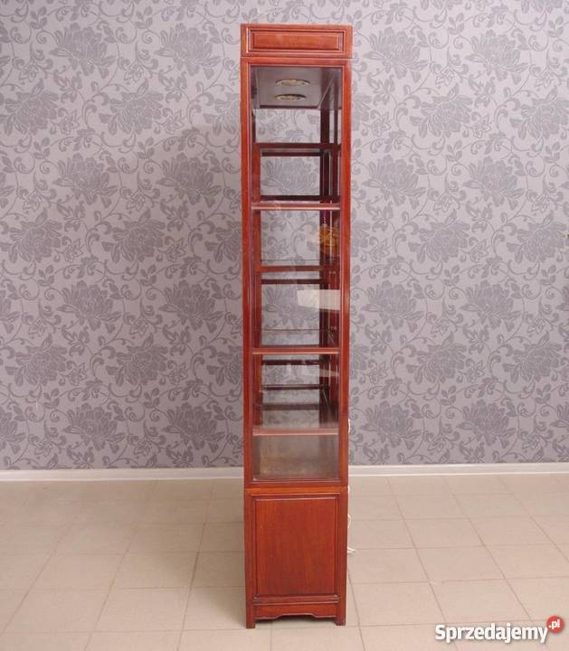 3554 Witryna Serwantka orientalna drewno Nysa