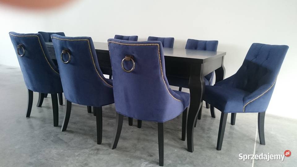 Krzesło pikowane chesterfield z kołatką Meble Bydgoszcz