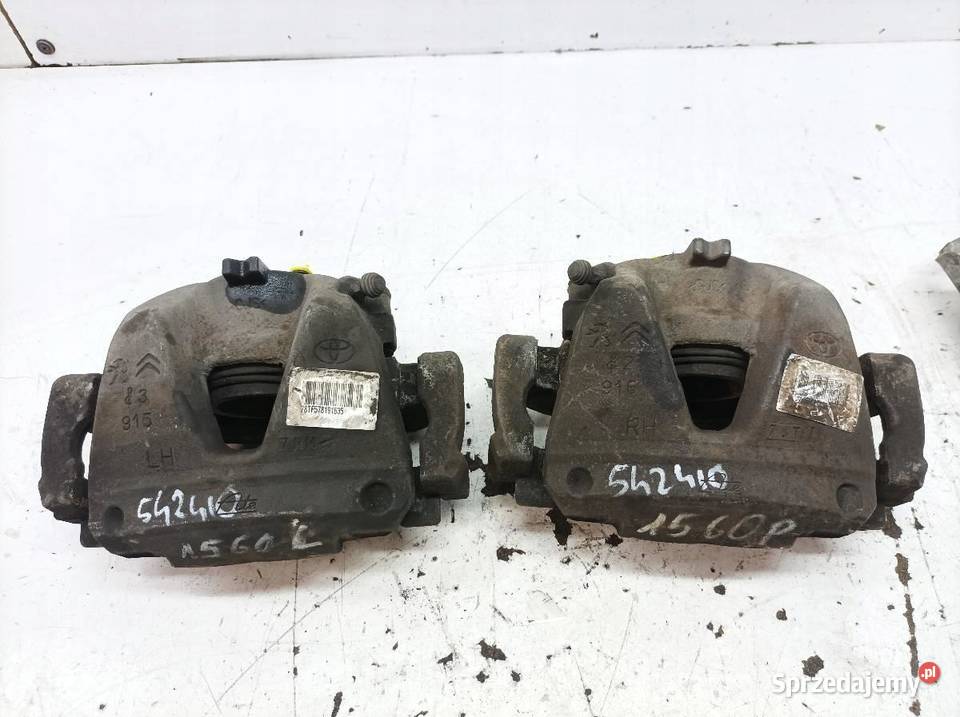 ZACISK HAMULCOWY PRAWY LEWY PRZÓD KPL 20 HDI