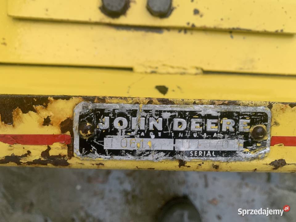 Traktorek John Deere spych kosiarka zamiatarka Sława