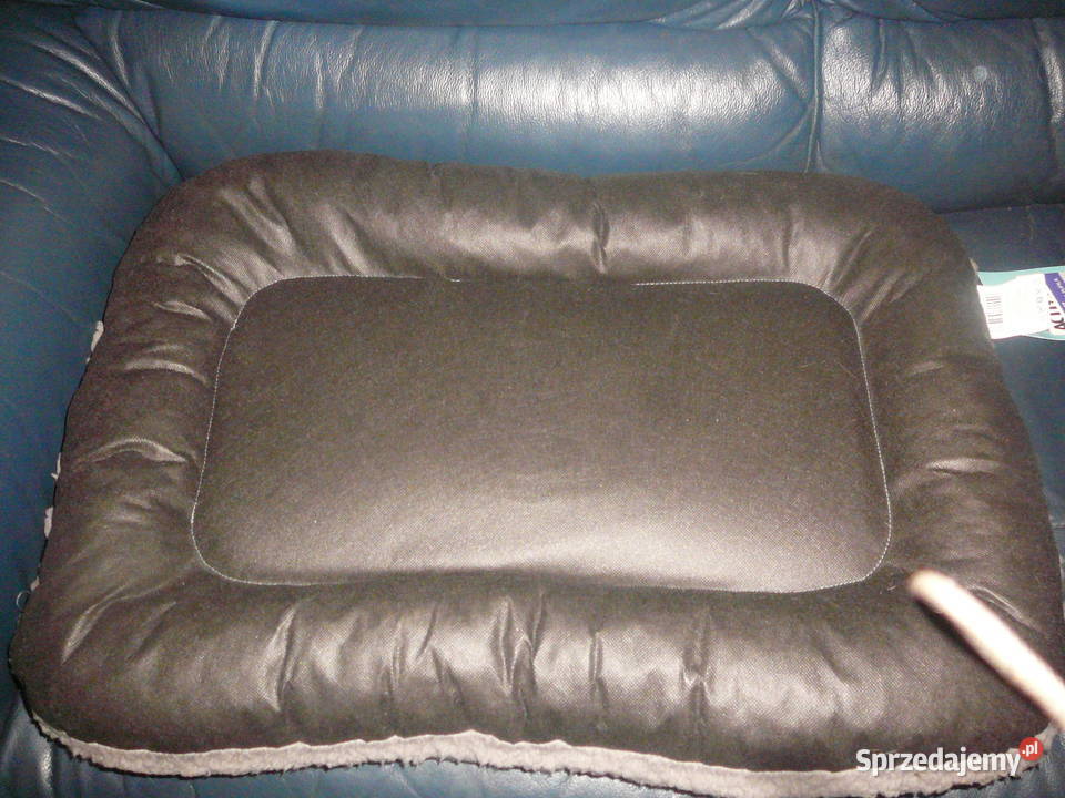 Poduszka legowisko futro szare Nowa Wrocław