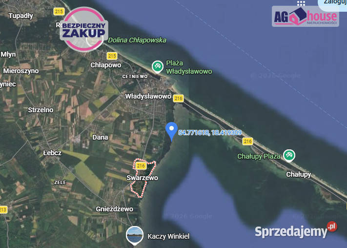 sprzedaży działki Władysławowo Bohaterów