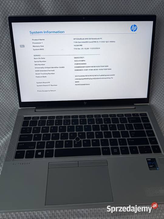 Laptop HP Elitebook 840 G8 i5evo