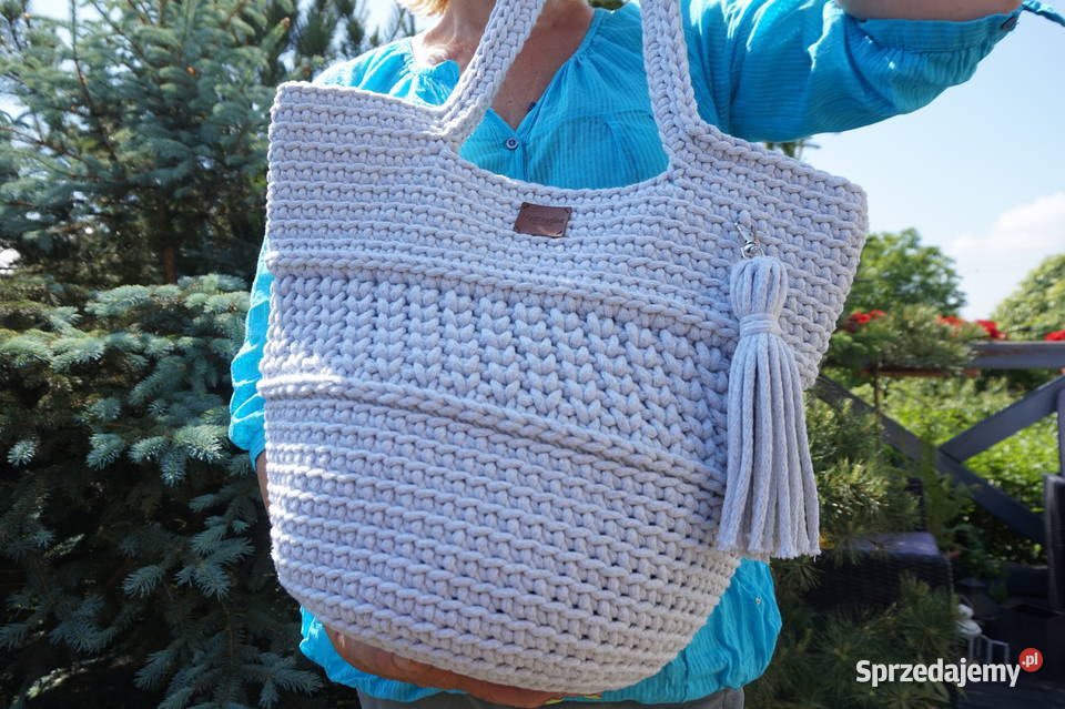 Duża torba XXL szerokość 42 handmade KOLORY Józefów sprzedam