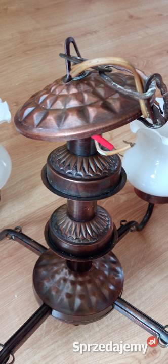 Zyrandol VINTAGE czteroraminny mazowieckie Warszawa