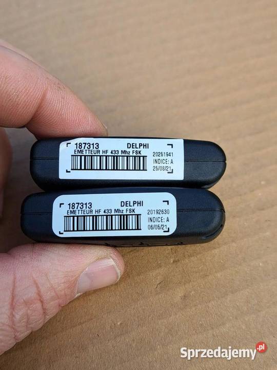 Kluczyk Peugeot 308 EMETTEUR HF 433 MHz FSK